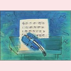The blue violin